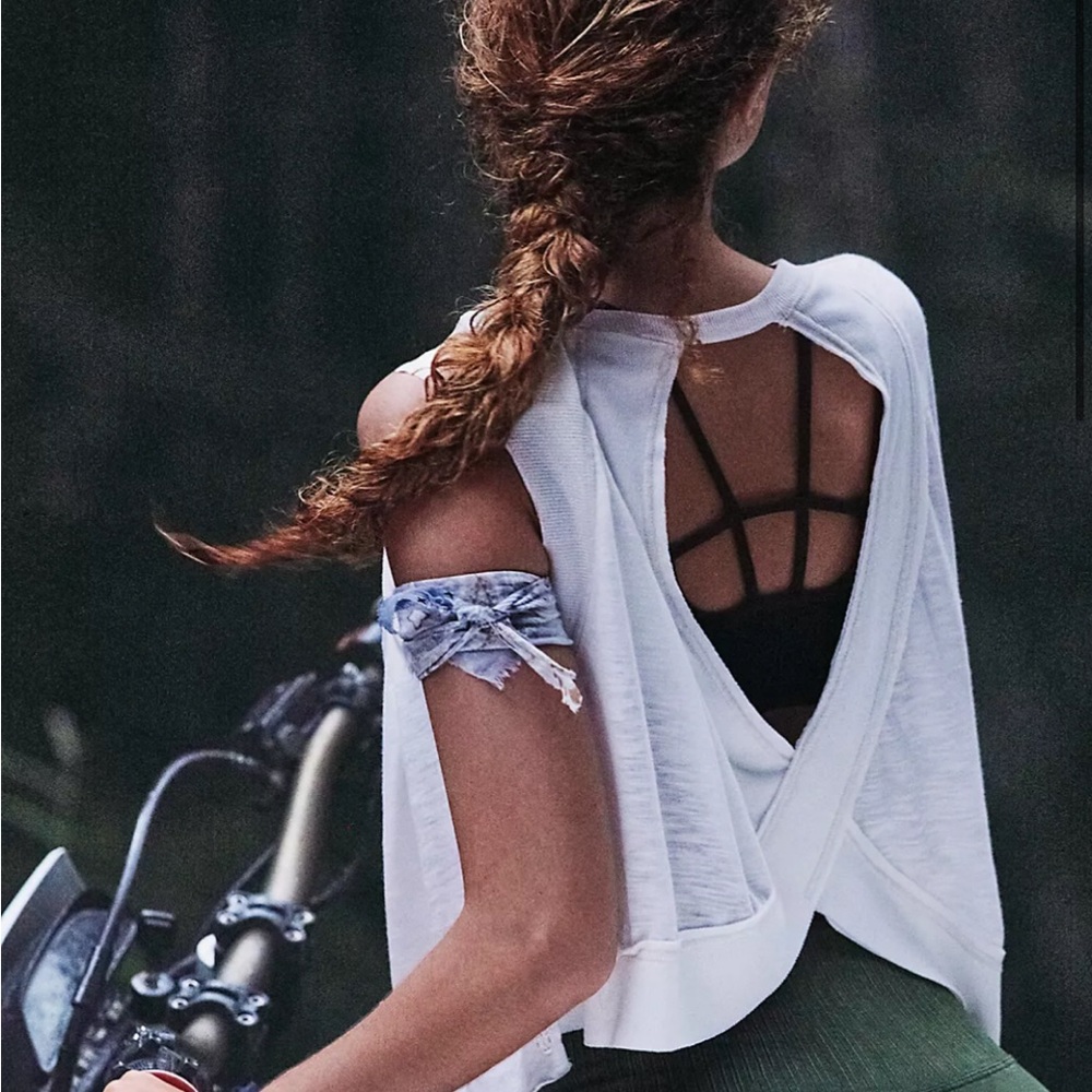 Firm no offers White NWT FP Movement Women's My Time Tee